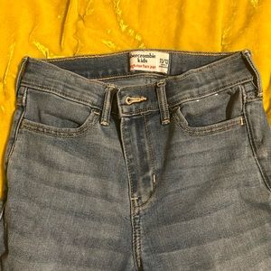 Abercrombie kids high-rise flare jean